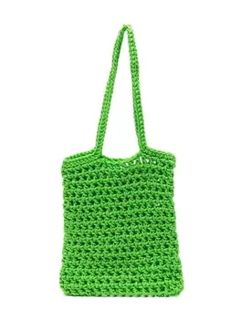 Molo сумка на плечо Classic Green в технике кроше, зеленый