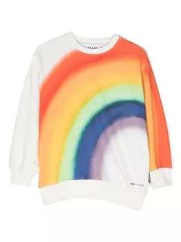 Molo толстовка из органического хлопка с логотипом, белый