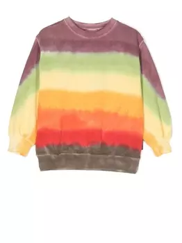 Molo толстовка из органического хлопка с принтом тай-дай, желтый