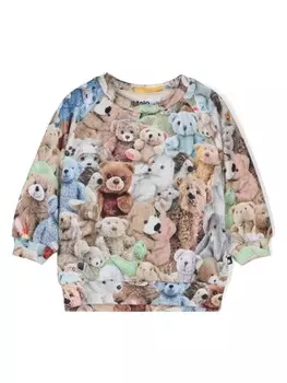 Molo толстовка с изображением диска, нейтральный цвет