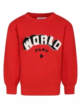 Molo толстовка с вышитым лозунгом, красный