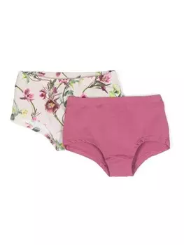 Molo трусы-боксеры из джерси с цветочным принтом (комплект из двух шт.), розовый