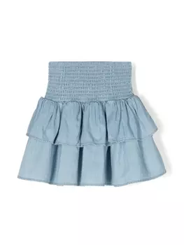 Molo юбка мини Bonita из органического хлопка, синий