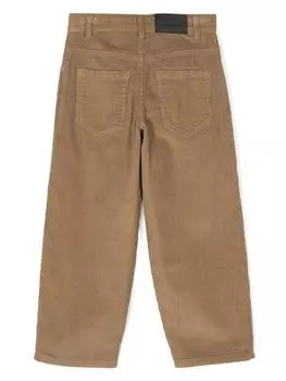 Molo вельветовые брюки Aiden прямого кроя, коричневый