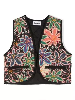 Molo жилет Hilma с цветочным принтом, зеленый