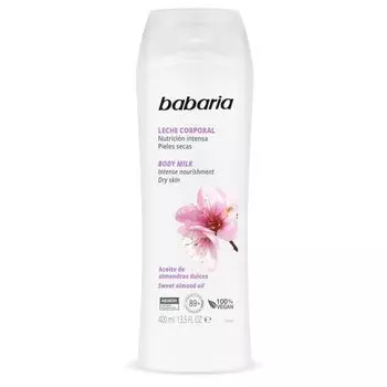 Молочко для тела Body Milk Almendras Babaria, 400 ml