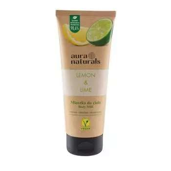 Молочко для тела с лимоном и лаймом 200 мл Aura Naturals
