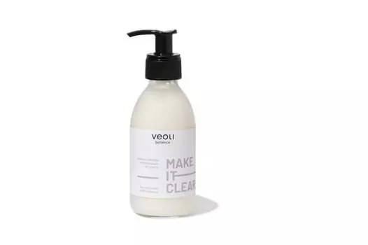 Молочная очищающая эмульсия для лица, 200 мл Veoli Botanica, MAKE IT CLEAR