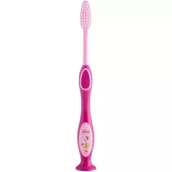 Молочная зубная щетка Роза 3-6 лет, Chicco