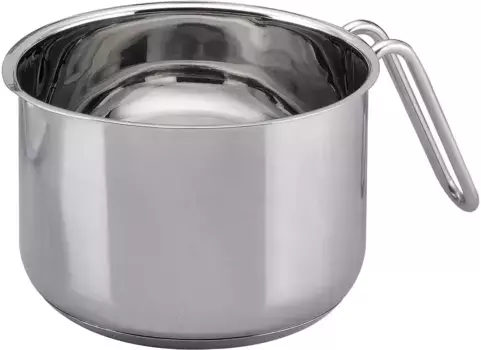 Молочник GSW "Монреаль", нержавеющая сталь, (1 шт.), индукционный, 1,8 литра 1,8 л + 14 см, цвет edelstahlfarben