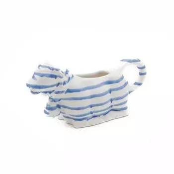 Молочник с синим пламенем для дойки коровы 0,16 л/ч: 9,2 см Gmundner Keramik, синий