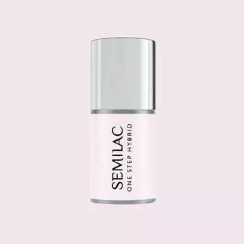 Молочно-розовый гибридный лак для ногтей Semilac 3 в 1 One Step Hybrid, 5 мл S252
