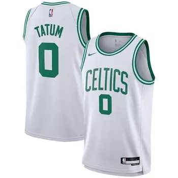 Молодежная белая майка Nike Jayson Tatum Boston Celtics Swingman — Association Edition, цвет Cel White