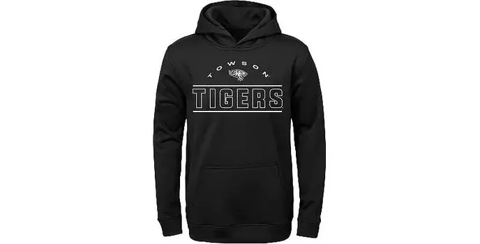 Молодежная черная толстовка Gen2 Towson Tigers