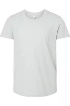 Молодежная футболка BELLA + CANVAS, серебряный