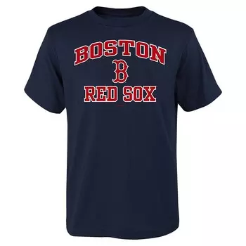 Молодежная футболка Boston Red Sox Heart & Soul темно-синего цвета Outerstuff, цвет Rsx Navy