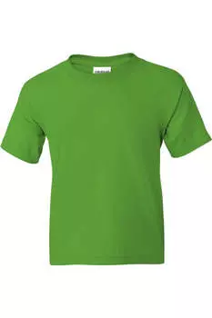 Молодежная футболка Gildan DryBlend, цвет electric green