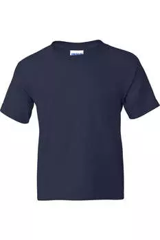 Молодежная футболка Gildan DryBlend, темно-синий