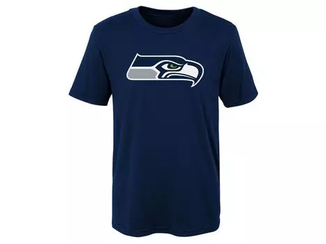Молодежная футболка с логотипом Seattle Seahawks Primary Outerstuff