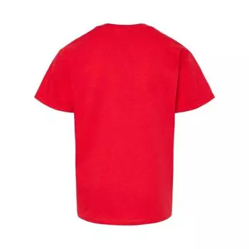 Молодежная футболка Softstyle среднего веса Gildan, красный