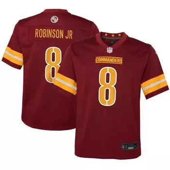 Молодежная игровая майка Nike Brian Robinson Jr. Burgundy Washington Commanders Nike