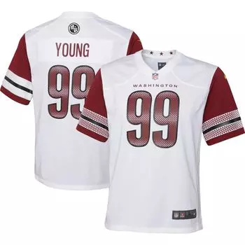 Молодежная игровая майка Nike Chase Young White Washington Commanders Nike