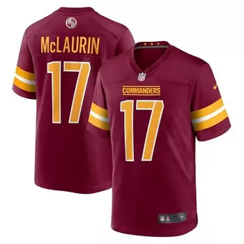 Молодежная игровая майка Nike Terry McLaurin Burgundy Washington Commanders, цвет Wft Med Re
