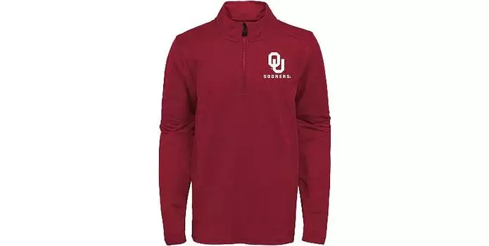 Молодежная куртка Gen2 Oklahoma Earlys на молнии 1/4 темно-красная