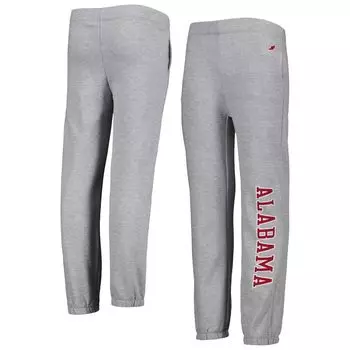 Молодежная лига университетской одежды Серые брюки Alabama Crimson Tide Essential Unbranded