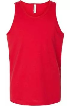 Молодежная майка BELLA + CANVAS, красный