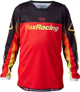 Молодежная майка для мотокросса 180 Statk FOX, красный
