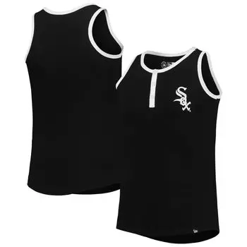 Молодежная майка New Era для девочек Chicago White Sox Henley New Era