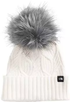 Молодежная шапка-бини с меховым помпоном The North Face