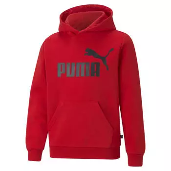 Молодежная толстовка Essentials с большим логотипом PUMA, красный