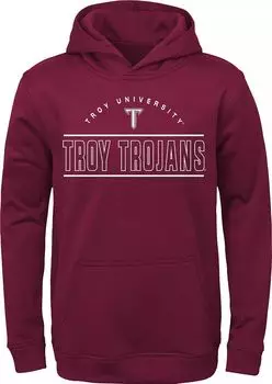Молодежная толстовка Gen2 Troy Trojans Garnet