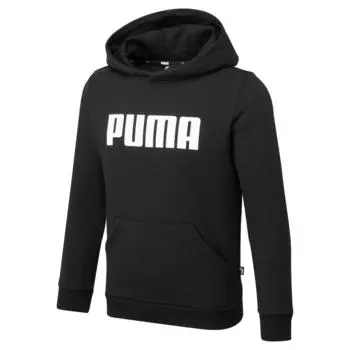 Молодежная толстовка с капюшоном Essentials PUMA, черный