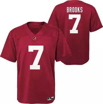 Молодежное поколение Gen2 Alabama Crimson Tide Ja'Corey Brooks # 7, реплика Crimson Джерси