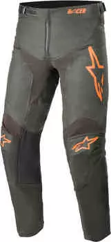 Молодежные брюки для мотокросса Racer Compass Alpinestars, черный/оранжевый