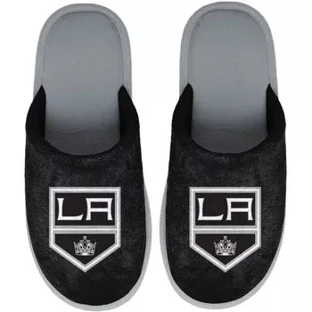 Молодежные черные тапочки FOCO Los Angeles Kings с большим логотипом Unbranded