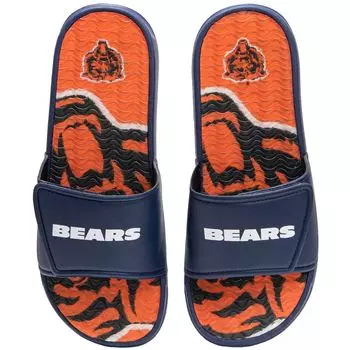Молодежные гелевые шлепанцы FOCO Chicago Bears Unbranded