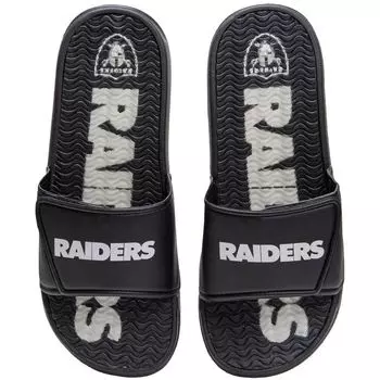 Молодежные гелевые шлепанцы FOCO Las Vegas Raiders Unbranded