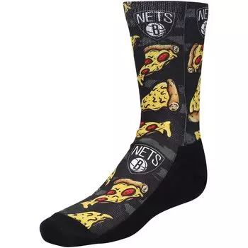 Молодежные носки Rock Em Носки Brooklyn Nets New York Style Pizza Crew Unbranded