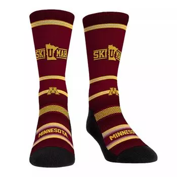 Молодежные носки Rock Em Носки команды Minnesota Golden Gophers со слоганом Crew Unbranded