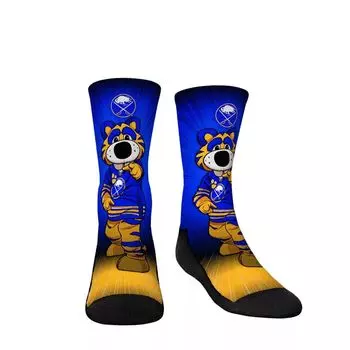 Молодежные носки Rock Em Носки с талисманом Buffalo Sabers Pump Up Crew Unbranded