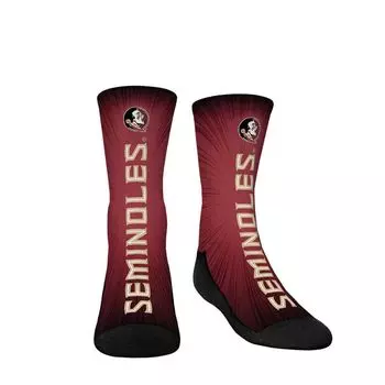 Молодежные носки Rock Em Socks Талисман семинолов штата Флорида Накачивайте носки для экипажа Unbranded