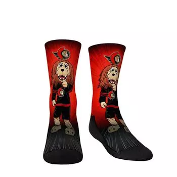 Молодежные носки Rock Em Socks Талисман сенаторов Оттавы Носки для экипажа Pump Up Crew Unbranded