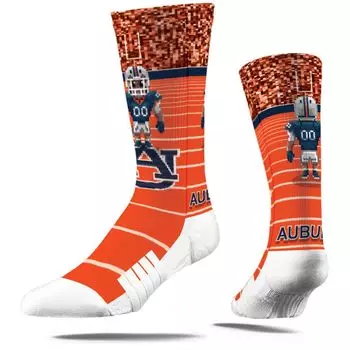 Молодежные носки Strideline Auburn Tigers 8-Bit Crew Unbranded