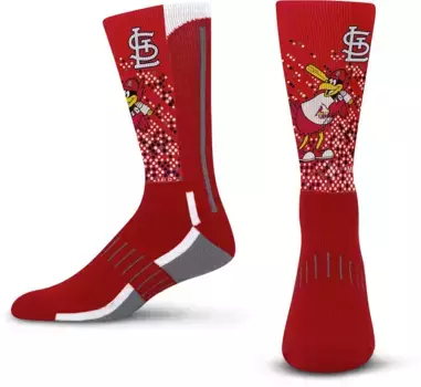 Молодежные носки-талисманы St. Louis Cardinals для босых ног For Bare Feet