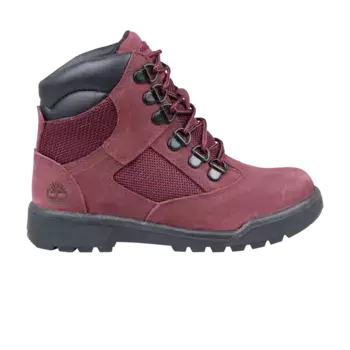 Молодежные полевые ботинки 6 дюймов Timberland, красный