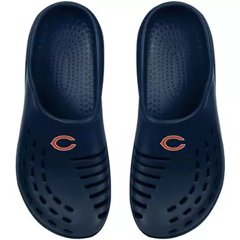 Молодежные сабо FOCO Navy Chicago Bears Sunny Day Unbranded
